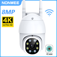 4K 8MP HD Wifi Surveillance Camera Outdoor 2MP PTZ CCTV Security Cameras Video P2P Smart Home Onvif Auto Tracking ICSEE