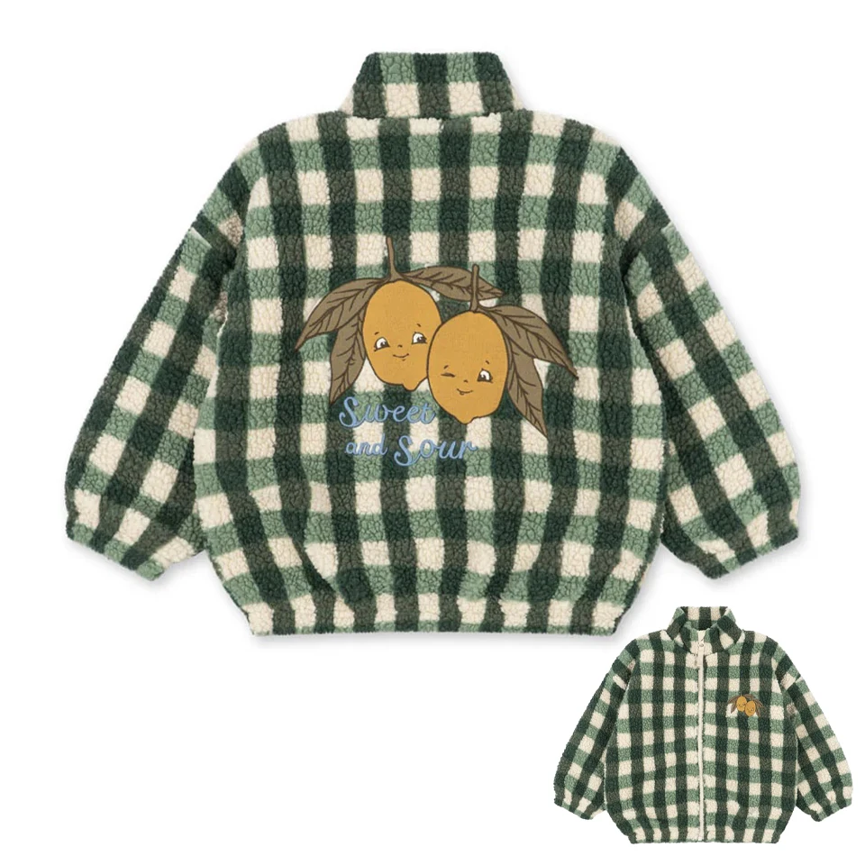 2026 KS Herfst Winter Baby Meisjes Jongens Lamswollen Jassen Meisje Honden Cartoon Bovenkleding kinderen Harten Jassen Kinderkleding 1-9Yrs