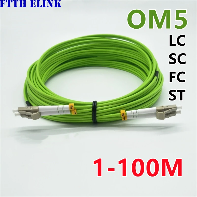 

OM5 duplex Patchcord LC-LC fiber optic cable 20m 30m 50m10m optical fibre jumper FTTH ELINK