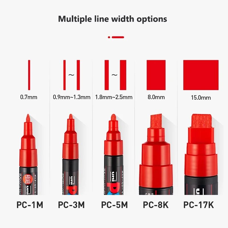 มาร์กเกอร์สีพอสก้าแบบ3M ปากกามาร์คเกอร์อะคริลิคเซตปากกาละเอียดสำหรับการโฆษณาโปสเตอร์กราฟฟิตีแบบป๊อปอุปกรณ์ศิลปะ