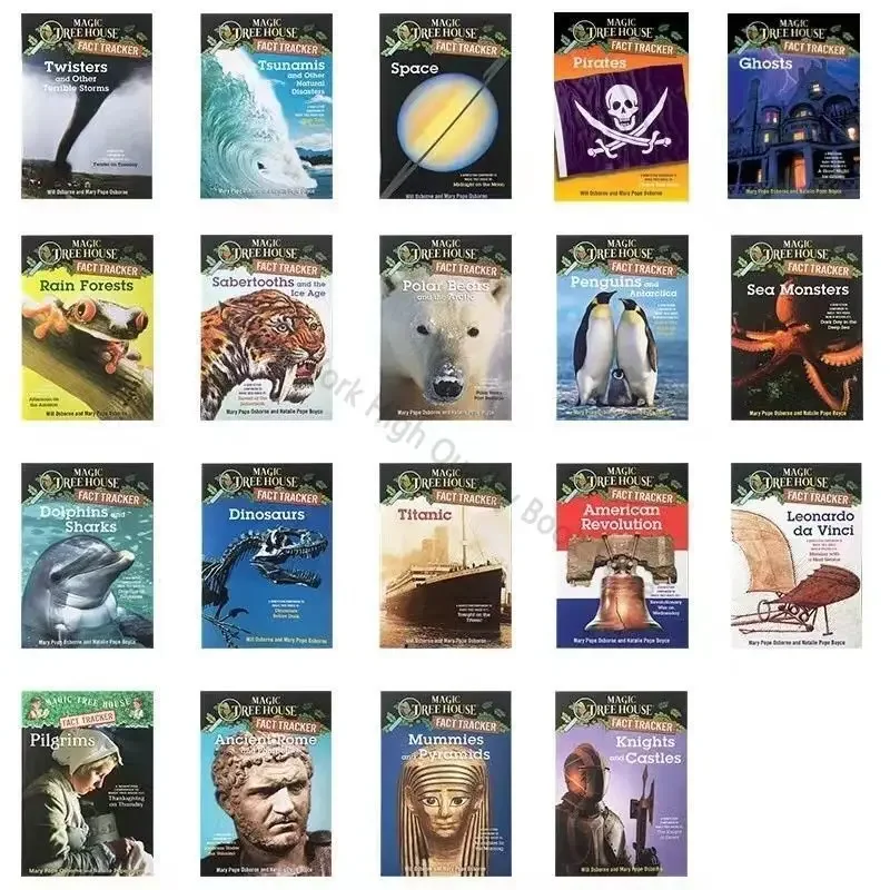 40 libros/juego de ropa deportiva Magic Tree House, enciclopedia de lectura Original en inglés de libros para niños, Libro