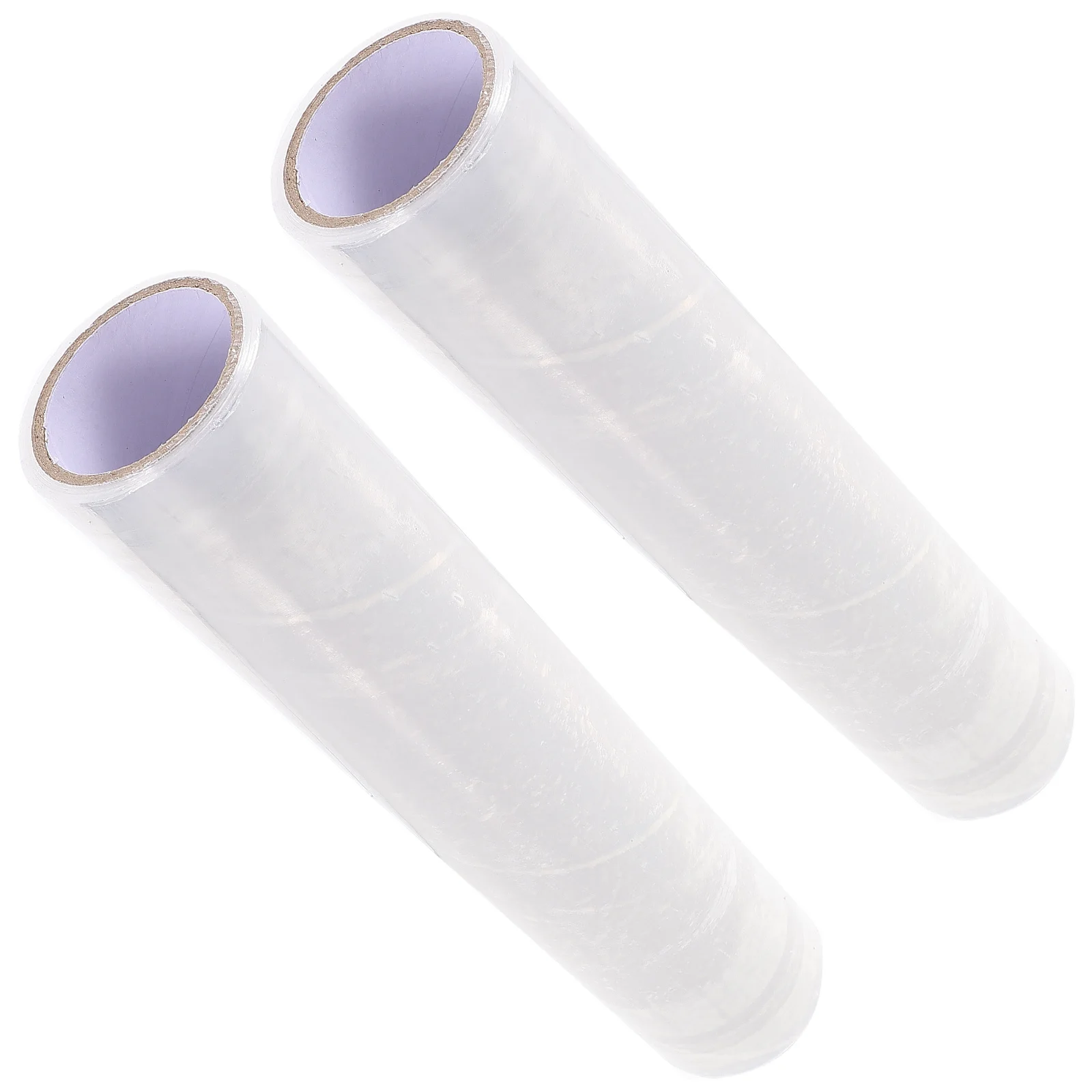 2 Rolls Food Freezer Cling Film with Wrapping Paper Disposable