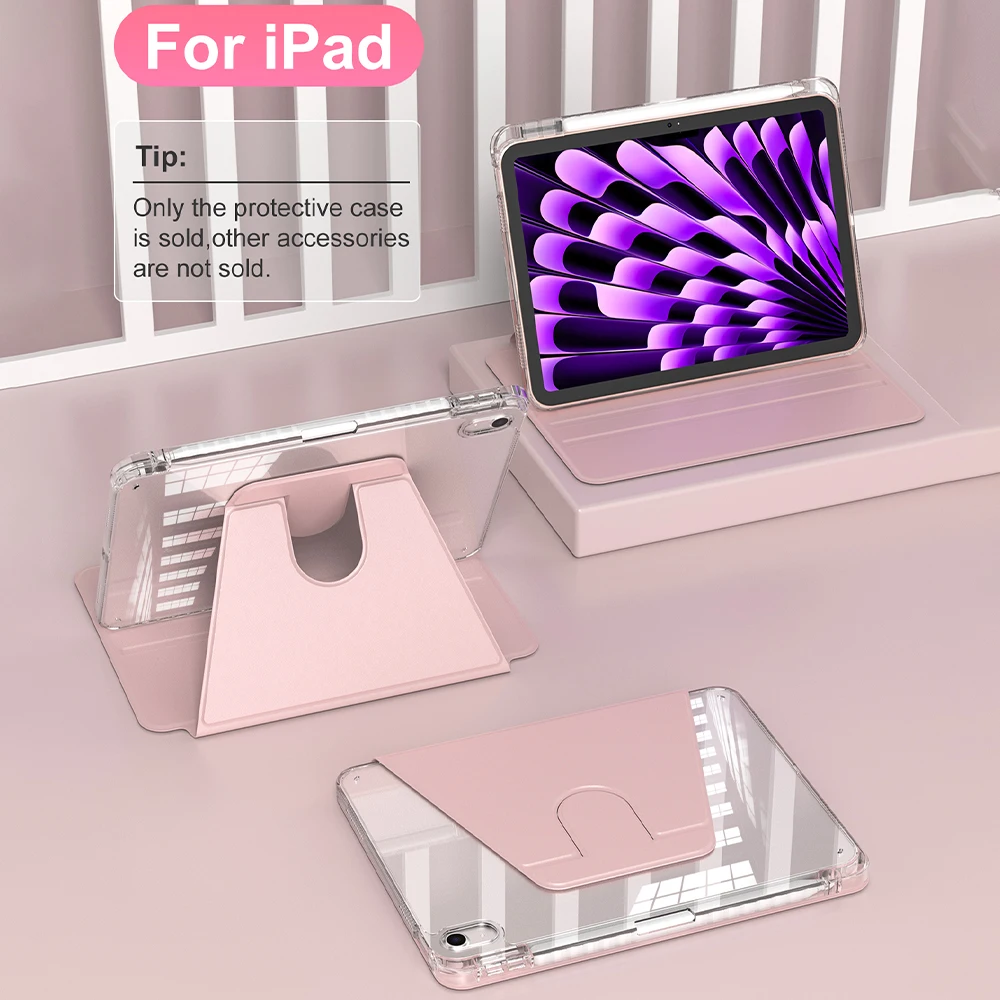 Acrylic Transparent Crystal Protective Case For 10th Generation  Compatible With Sleep/Wake Function for iPad (A16) 11 inch 11th