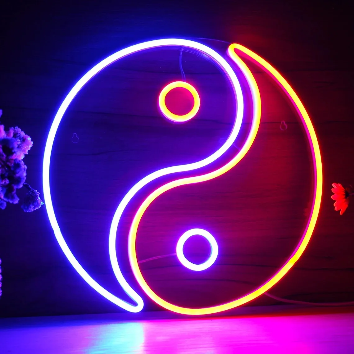 Tai Chi Symbol Decor Neon Sign Home Wall Art Neon Sign Custom Neon Sign