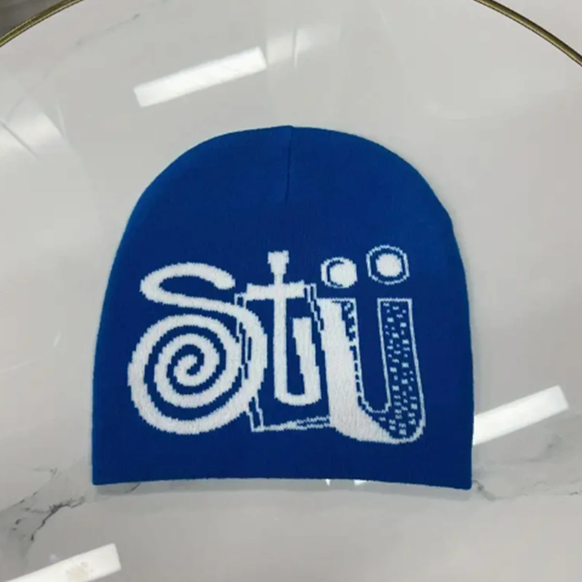 STU Letter Jacquard y2k hipop Knitted Hat, Fashionable And Cool Beanie Hat Suitable For Daily Use, Ideal choice for Gifts