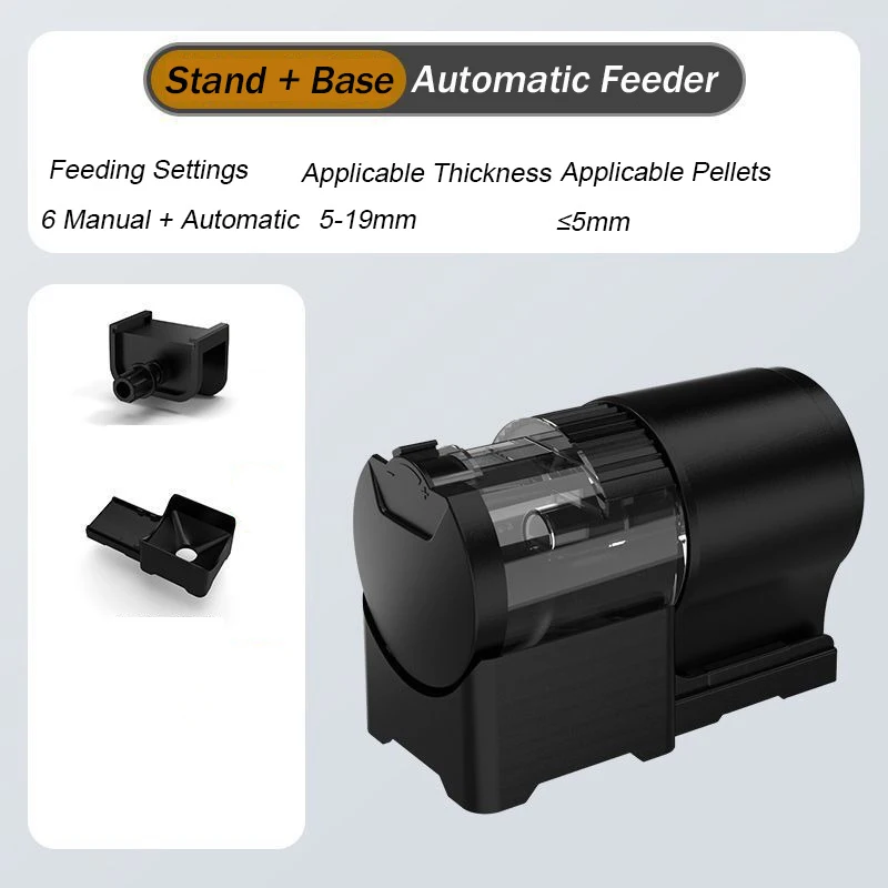 Automatische Visvoeder met Timer IP66 Waterdichte Automatische Visbakvoeder 100ml Capaciteit Voedseldispenser voor Vissen/Schildpadden - afbeelding 1