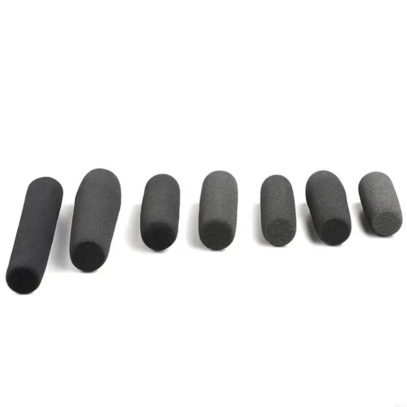 q6pa ไมโครโฟนความยืดหยุ่นสูง windscreen โฟมโฟมไมโครโฟนฝาครอบฟองน้ำมือถือมือถือไมโครโฟนฝาครอบฟองน้ำนุ่ม