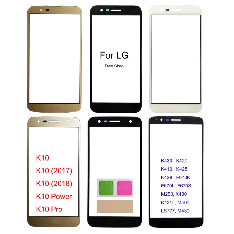 K10 Power/K10 Pro LS777 LCD Touch Screen For LG K10 (2018)/K10 (2017) K430 X400 Front Glass Panel