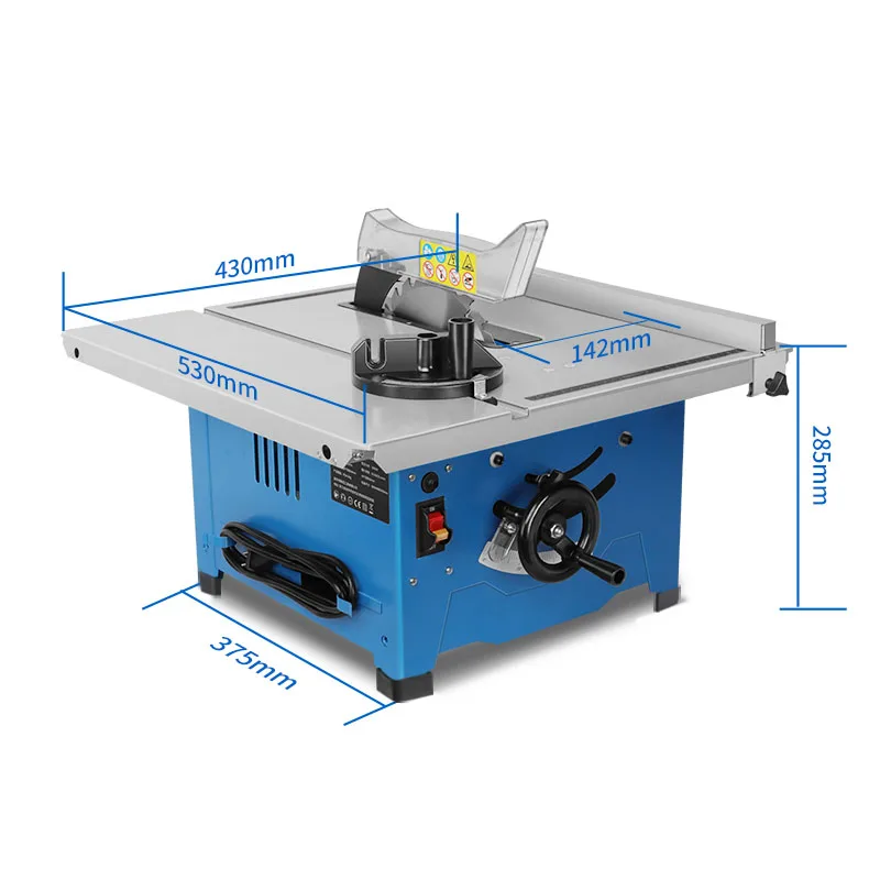 8-Inch Household Miniature Woodworking Table Saw Electric Multi-Function Precision Dust-Proof Decoration Cutting Machine