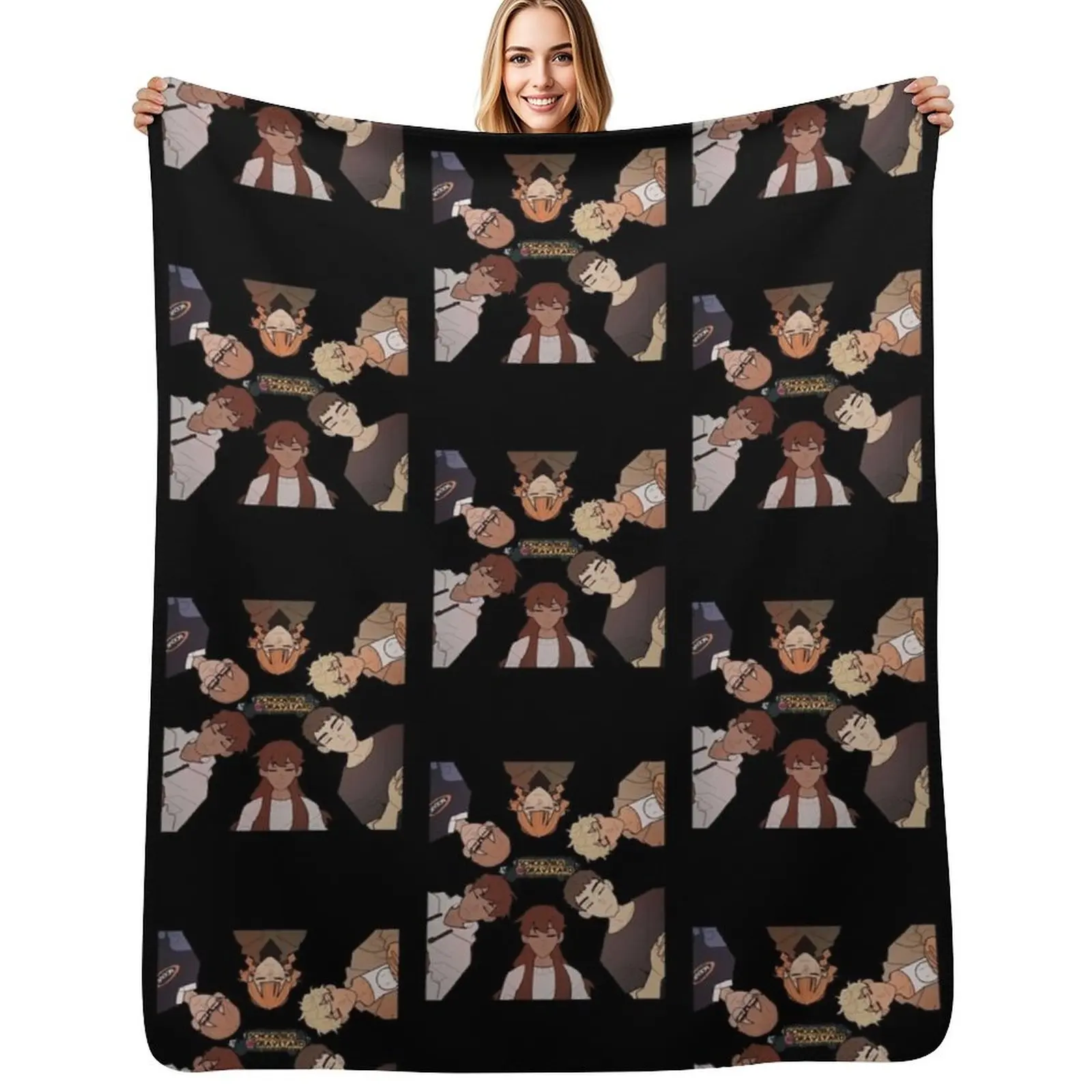 

School Bus Graveyard Throw Blanket Cozy Throw Blanket Birthday Gift for Him Her