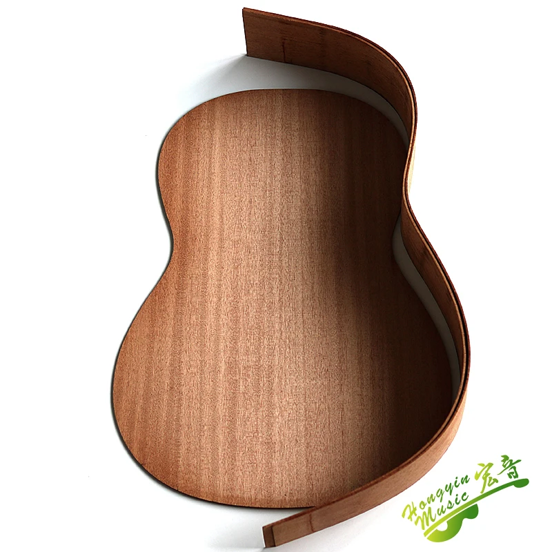 مجموعة إكسسوارات مادة الجيتار الكلاسيكي من الخشب الصلب والجانب الخلفي من خشب التنوب العلوي من الخشب الصلب HUATOOL #4