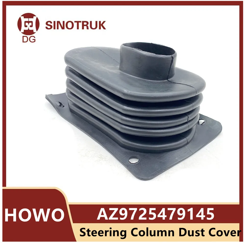 AZ9725479145 Steering Column Dust Cover for Sinotruk Howo 380 336 Steering Wheel Lower Sheath Leather Cover Direction Rod Rubber