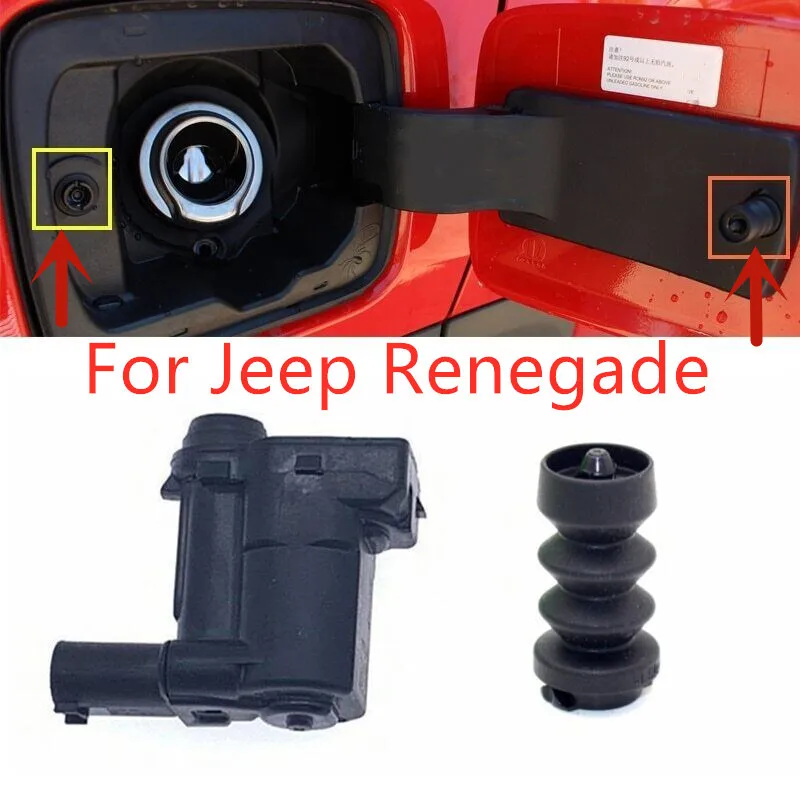 

Fuel Tank Cover Door Buckle Motor Spring Lock Latch For Jeep Renegade 2016+