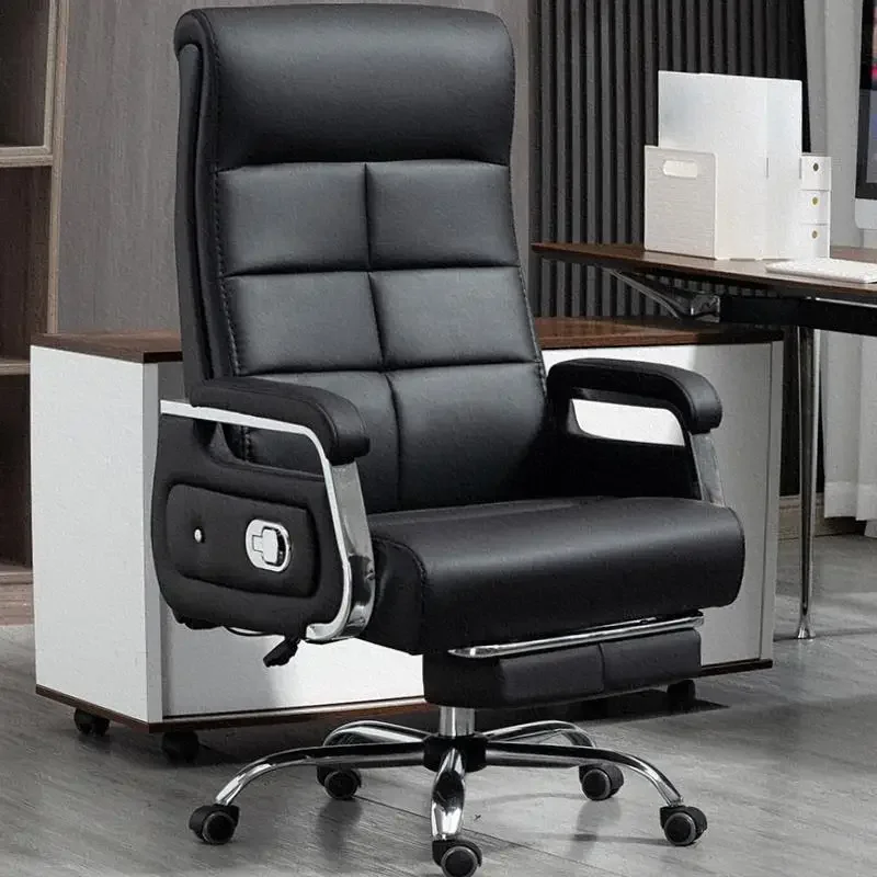 

Black Nordic Armrest Office Chair Modern Swivel Oversized Ergonomic Office Chairs Comfortable Silla De Escritorio Furniture Home