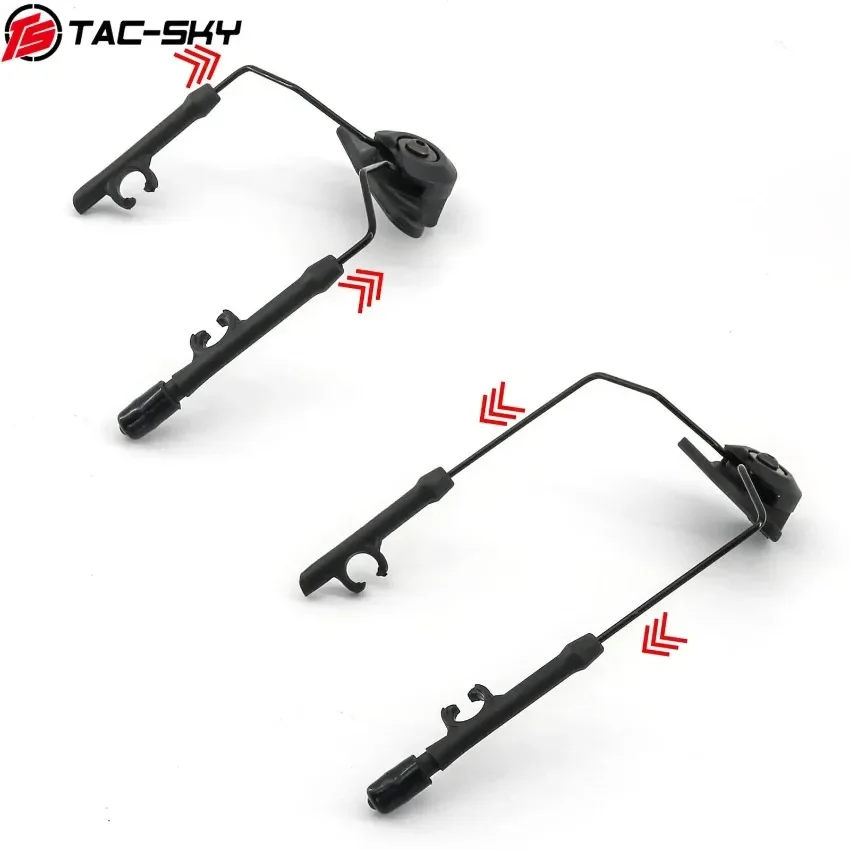 TS TAC-SKY New Helmet Rail Mount for Pelto/tac-sky/Z-TAC Tactical Headset Comta III II Sports Airsoft Shooting Headphones