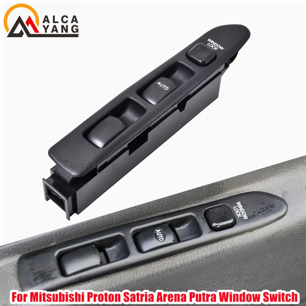 Car Door Window Lift Switch Button Accessories For Mitsubishi Proton Satria Arena Putra Power Window Main Switch .