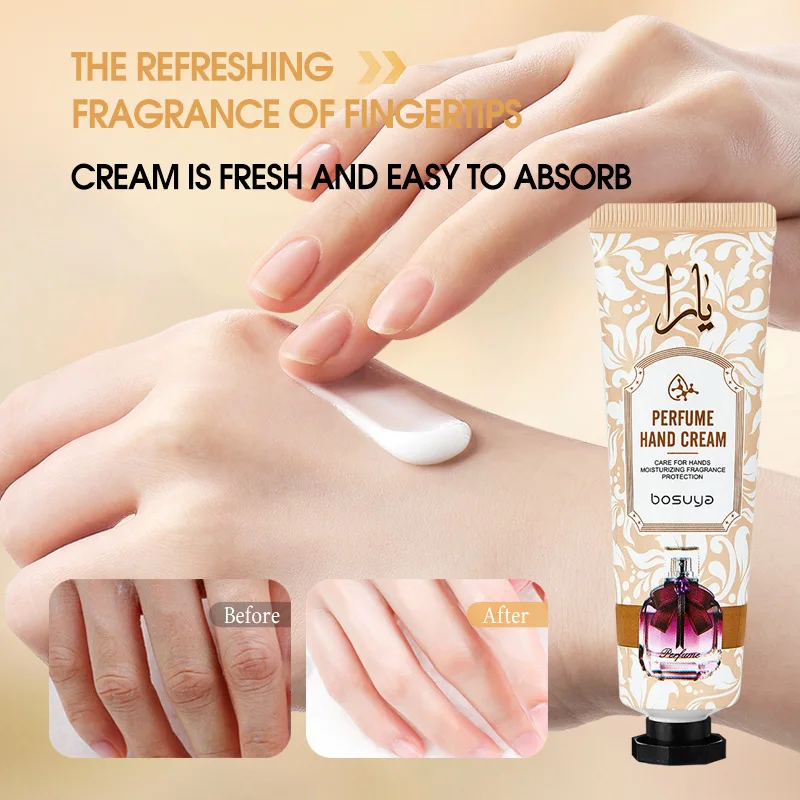 5Pcs/set Plant Fragrance Hand Cream Sets Moisturizing Repair Anti Dry Sets Nourishing Hand Skincare Lotion Sets Christmas Gift