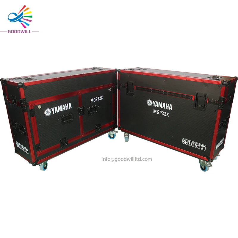 Factory Customized Hydraulic Flip Flight Case For YAMAHA MG932X MIXER