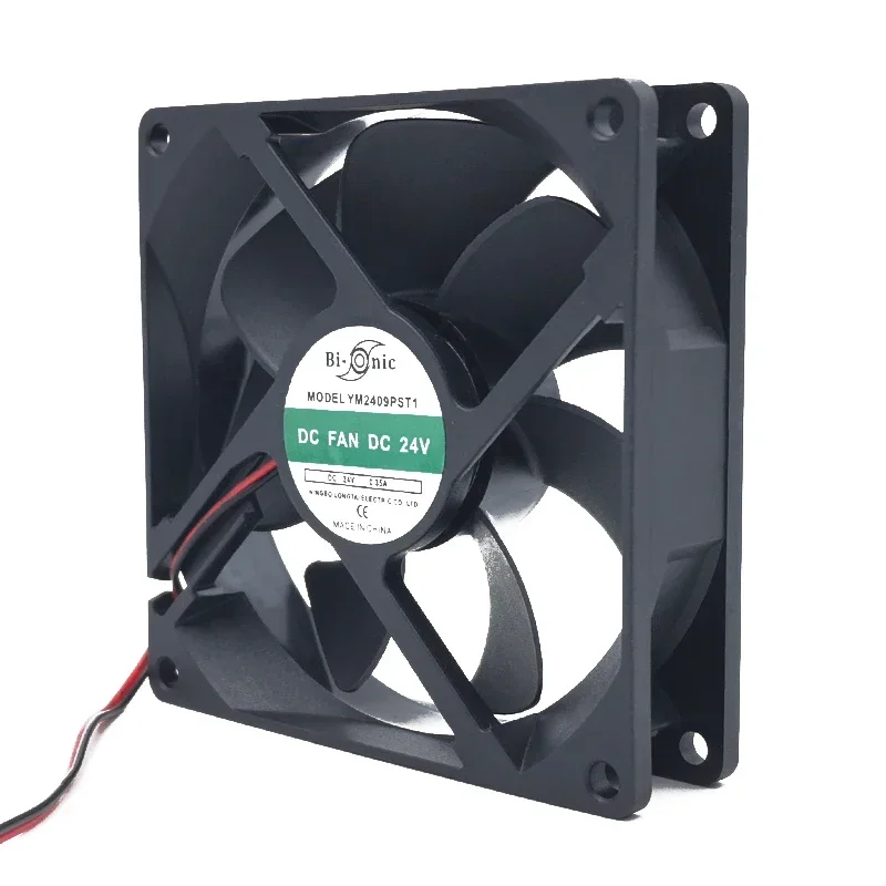 90*90*25MM DC fan YM2409PST1 9025 24V 0.35A 9CM Chassis power supply Inverter Cooling fan