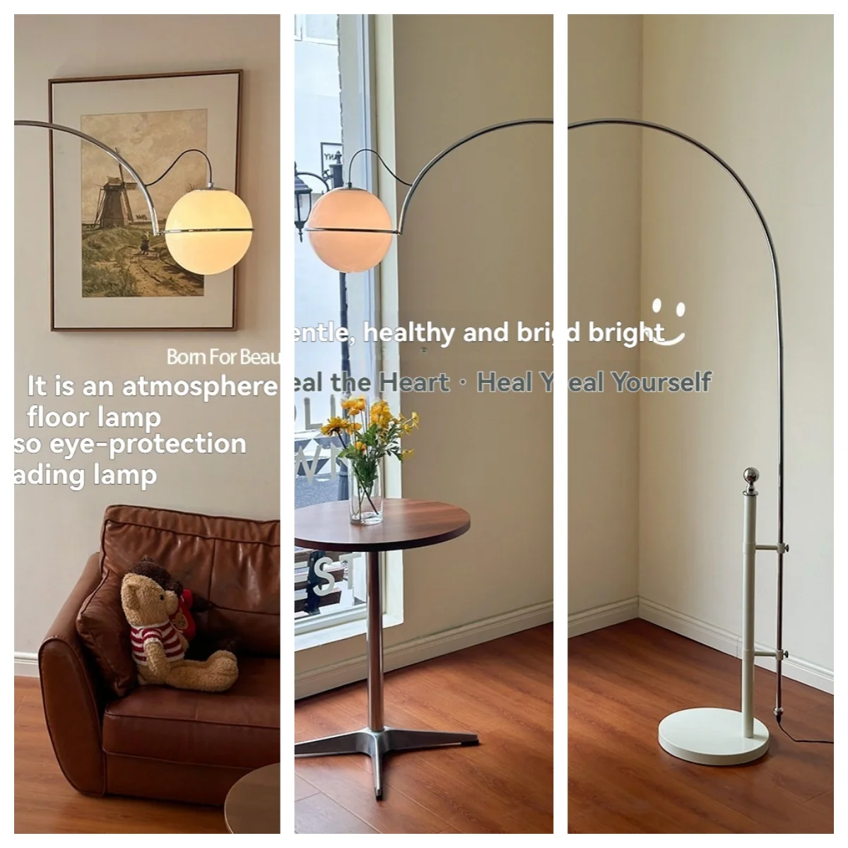 

French Fishing Light, Led Floor Lamp Home Decoration Living Room Sofa, Bedroom Dining Room Artistic Decoration Floor Lamp