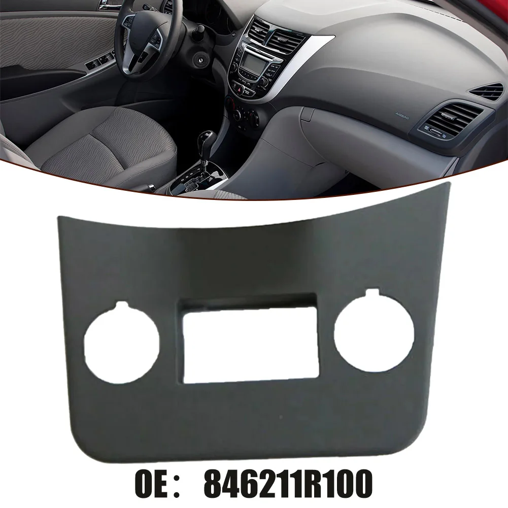 Control Panel USB Cover 846211R100 ABS For Hyundai For Solaris For Hyundai For Accent Direct Installation Center Console