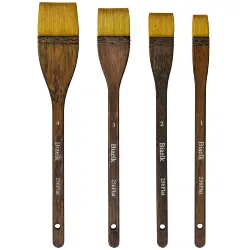 Biaelk 256Flat High Quality Goat Hair Wooden Handle Watercolor Artist Art Supplies Paint Brush