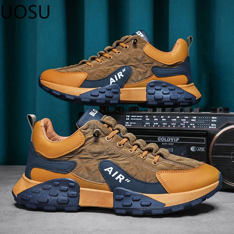 UOSU-zapatillas de deporte para hombre, zapatos deportivos bonitos y modernos, elegantes e informales, de alta calidad, populares, nuevo estilo