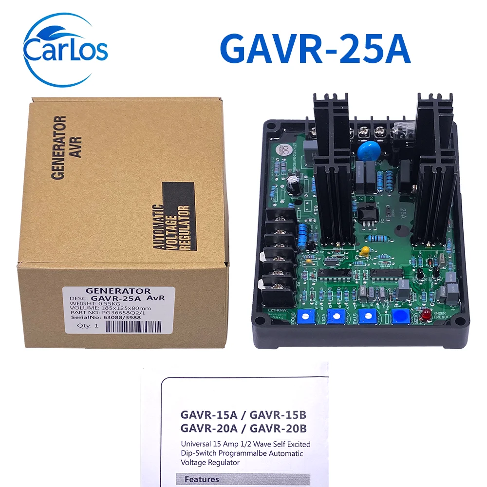 GAVR-25A Generator Regulator Brushless Automatic Voltage Regulator Stabilizer GAVR25A