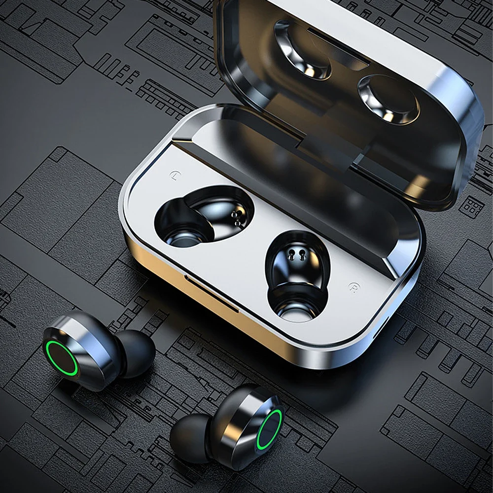 Auriculares inalámbricos con Bluetooth, cascos deportivos estéreo Hifi, audífonos para jugadores con micrófono