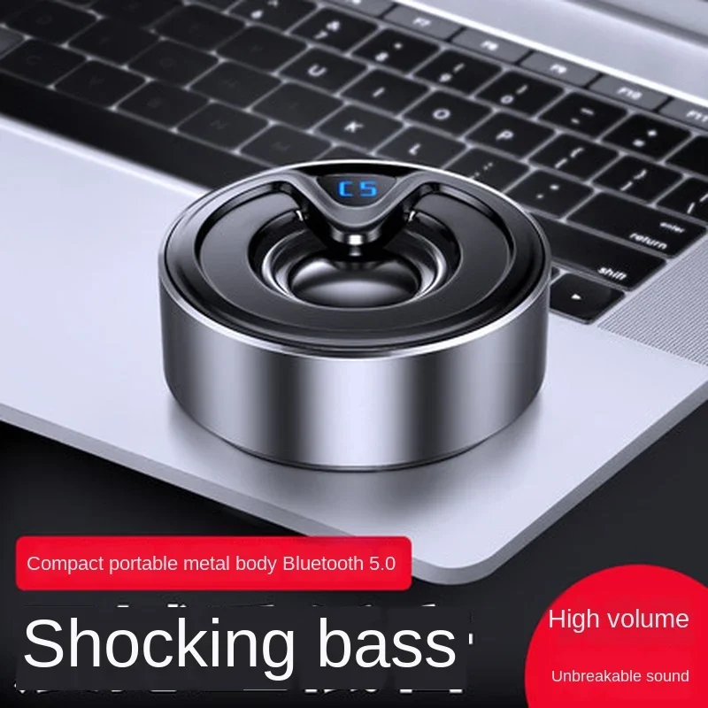 Bluetooth Lautsprecher Bass Lautsprecher Aporable High Fidelity Mini Subwoofer TWS Verbunden 1 + 1 Audio, Hände-freies