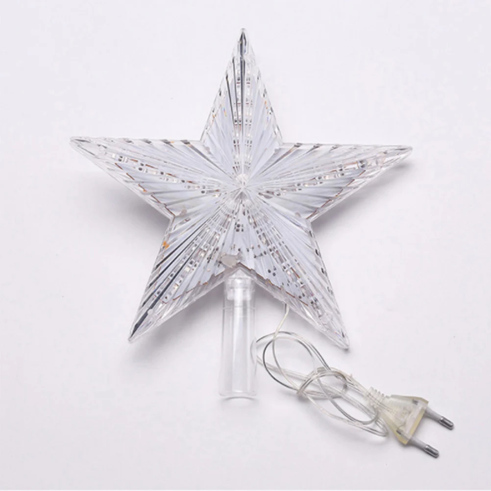 

Treetop Lamp Decoration Star Shaped Light Decorative Items Blue Christmas Ceiling
