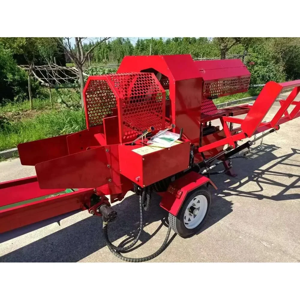 Heavy Duty 20T Diesel Log Splitter 4 Way Wedge Hydraulic Wood Cutter Portable Timber Splitting Tools For Farm Yard Projects