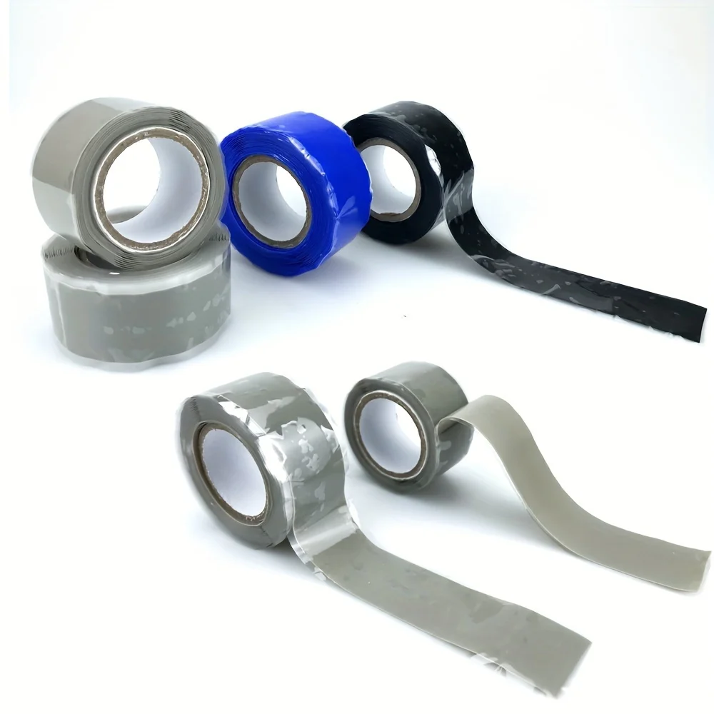 1 Roll Self-Fusing Silicone Tape, Hose Repair Tape, Leak Proof Rubber Hose Tape, Pipe For Water, High Pressure Resistance