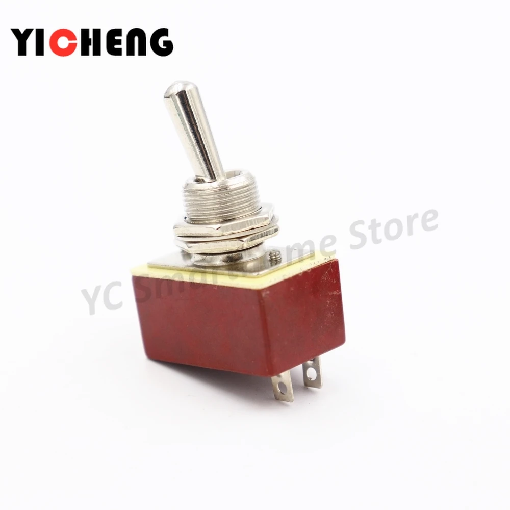 2Pcs Small power switch Button switchInsert pin  2 Position ON-ON/ON-OFF 3A 220V Toggle  Switch