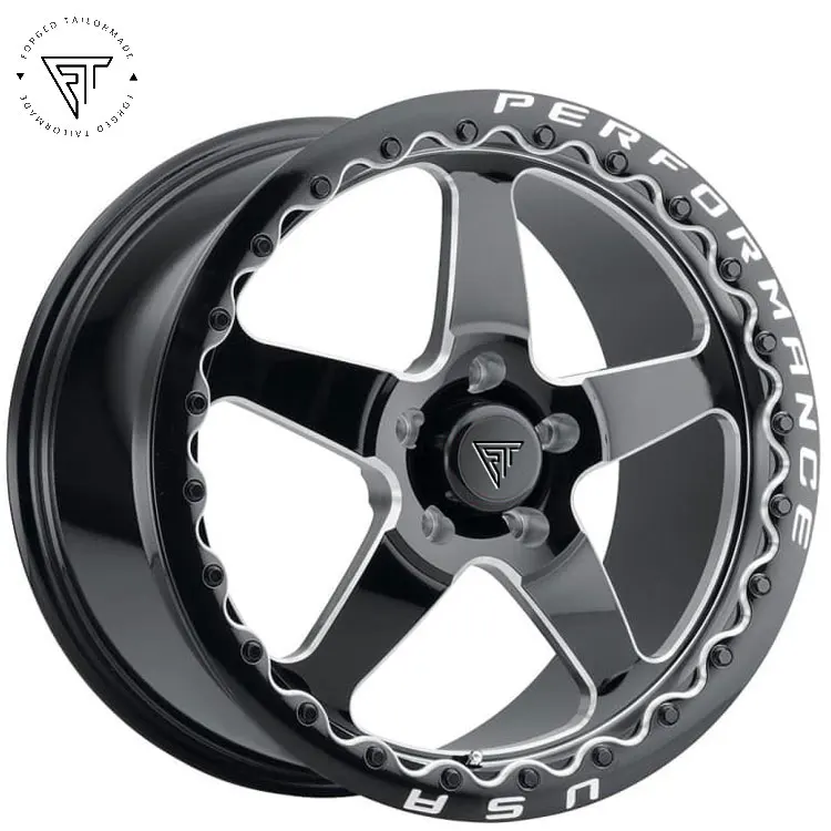 

Weld Drag Racing 17x10J 18x12J 18x10J 7 backspace Aluminum Car Beadlock Forged Negative Offset 139.7 Black Wheels