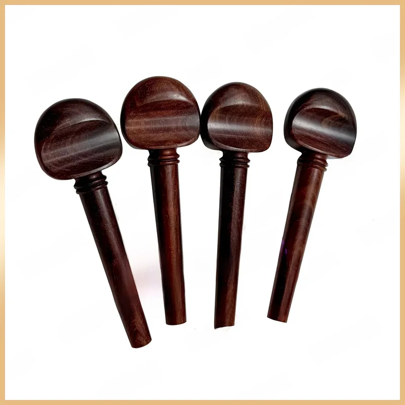 4Pcs Professional Cello Tuning Pegs 4/4 3/4 1/2 1/4 1/8 Ebony Or Rosewood Cello Replacement Fittings Accessories