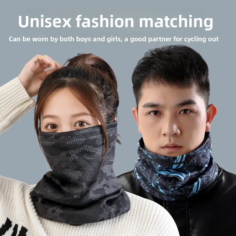 Winter Cold Protection Neck Gaiter Cycling Head Cover Men Fishing Sports Face Scarf Windproof Warm Neck Warmer Magic Headband