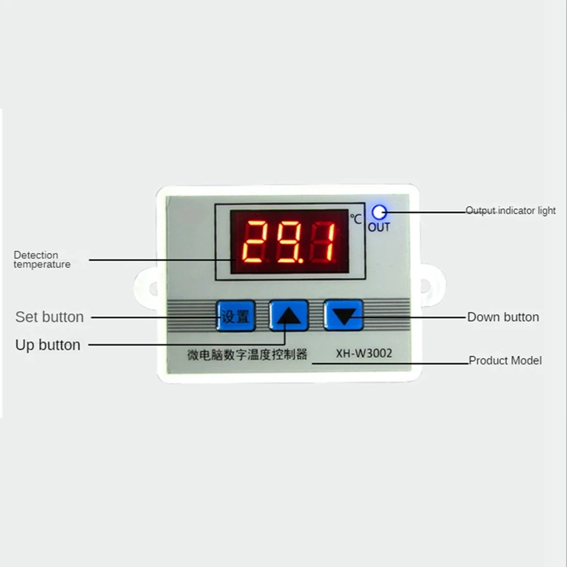 W3002 Digital Temperature Controller Temperature Controller Digital Display Temperature Controller