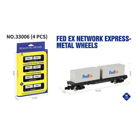 N Scale HF 1:160 20ft 40ft 50ft 55ft Transport Vehicle/Tanker Carriage Set - Metal Wheels Train Model Boy Gift Toys
