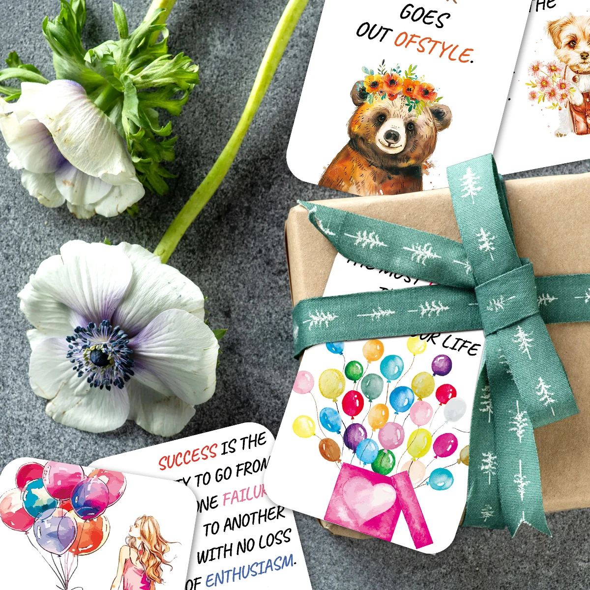 50 Stück positive Ermutigungskarten mit Inspirationstext für Frauen und Männer, Familie, Geburtstag, tägliche spirituelle Heilung, Affirmationskarte – Detail 5