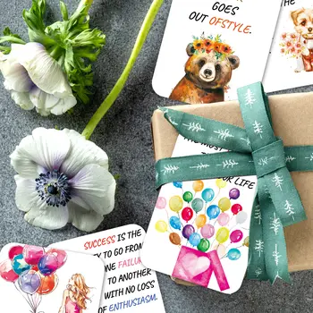 50張正能量鼓勵卡片,包含勵志文字,適用於女性、男性、家庭、生日、日常、精神療癒、肯定語等場合。 10 最佳銷售 激勵卡片 - №9