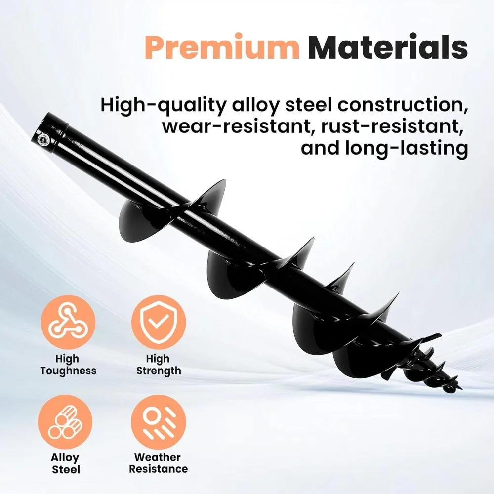 مثقاب للحفارة الصغيرة، مثقاب اوجير للحفارة الهيدروليكية شديدة التحمل، ملحقات حفارة صغيرة عالمية للحفر وP