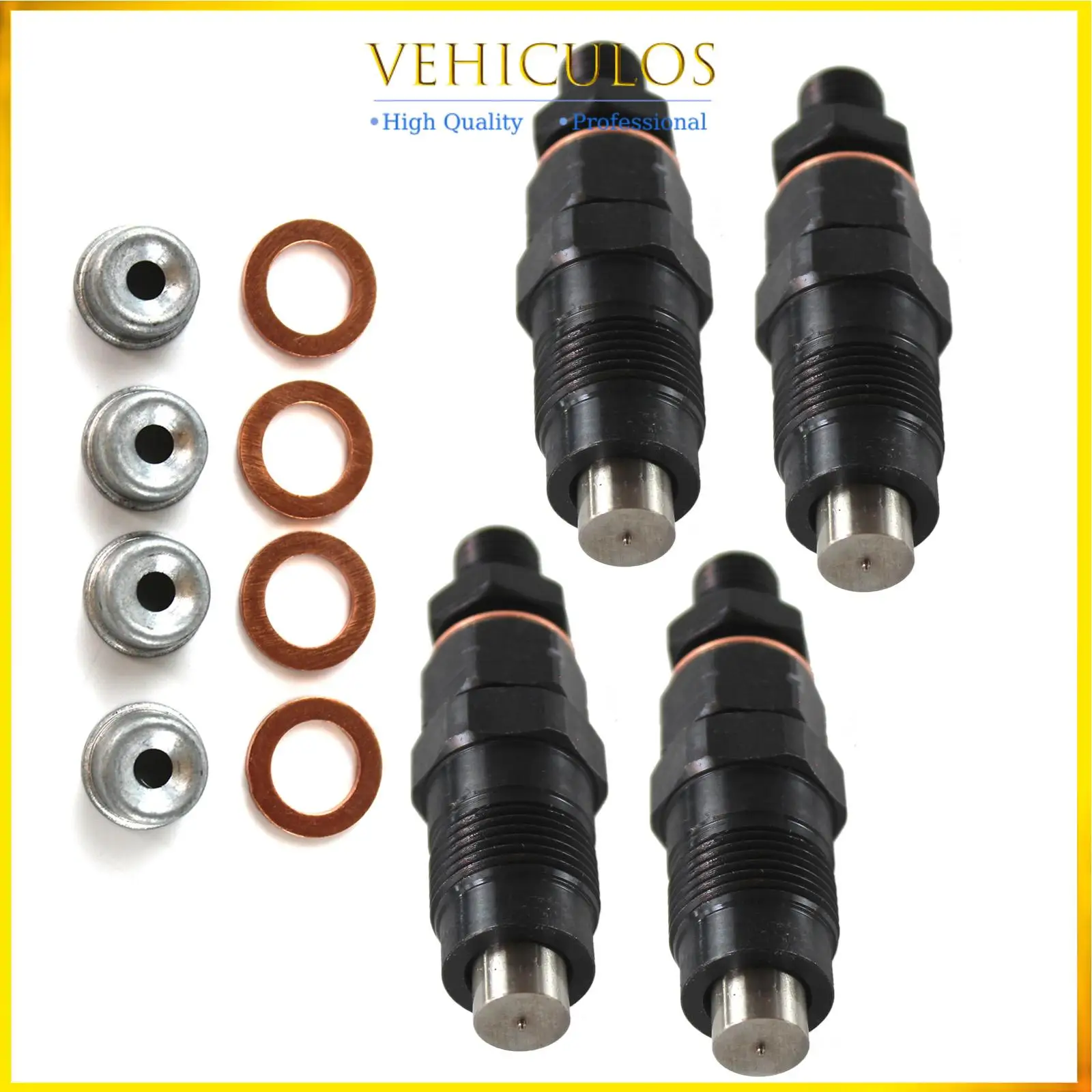 131406490 4PCS Fuel Injectors For Perkins Engine 404-22T 104-22 403D-15 404C-22 404D-22T Case SR130 SR160 SR175 SV185 Farmall 31