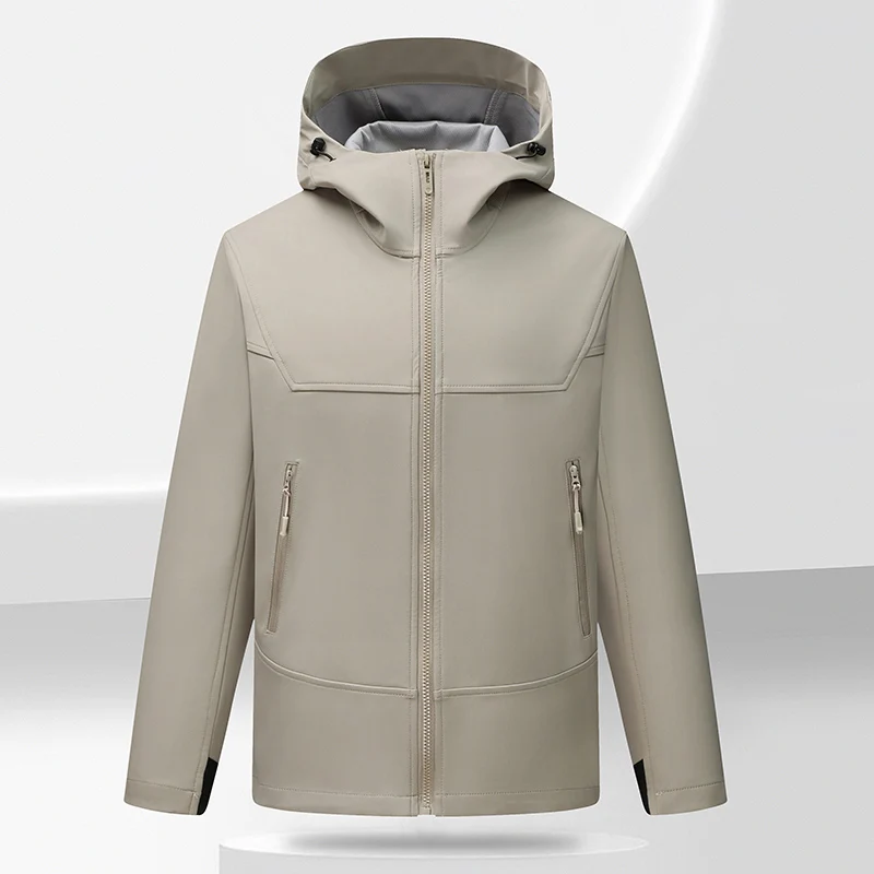 High-Quality Fashionable Trendy Versatile Casual Premium New Soft Shell Fleece Jacket Outdoor Windbreaker