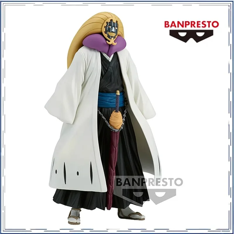 

BANPRESTO Anime BLEACH Solid and Souls Kurotsuchi Mayuri PVC Christmas Gifts Genuine Action Figure Model Toys in Shelf