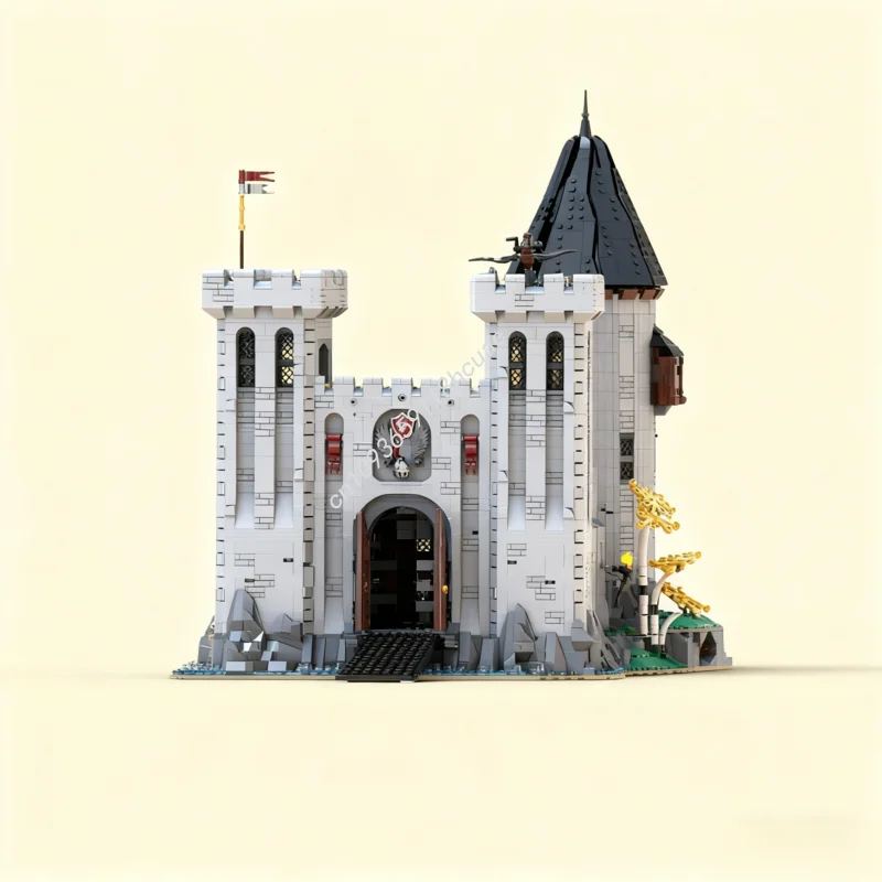 7325 stücke MOC Griffin Ritter Schloss Modell Bausteine Kinder Geburtstag Architektur spielzeug DIY Montieren handwerk Weihnachten geschenke