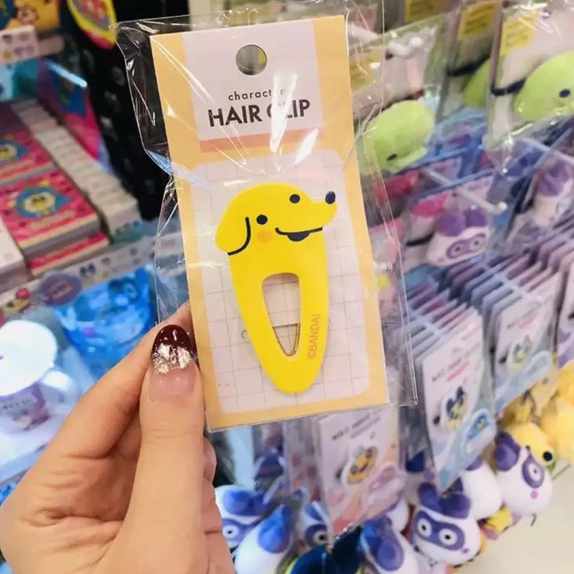 Tamagotchi Electronic Pet Mametchi Kuchipatchi Hair Clips Sweet Girly Bangs Clips Broken Hair Side Hair Accessories view 4