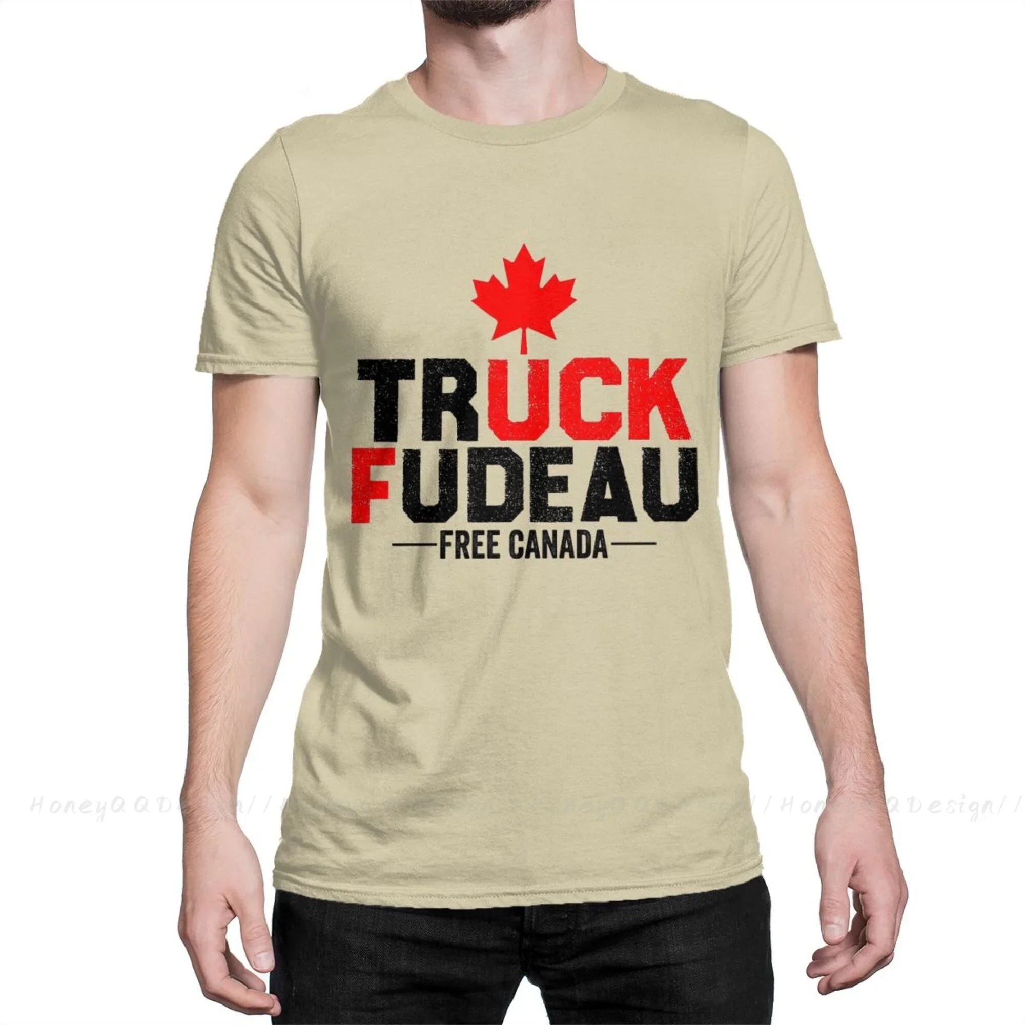 Top Quality Men Clothing Canadian Truckers T-Shirt Free Canada Trucker Heroes O neck Shirt Fashion Short Sleeve