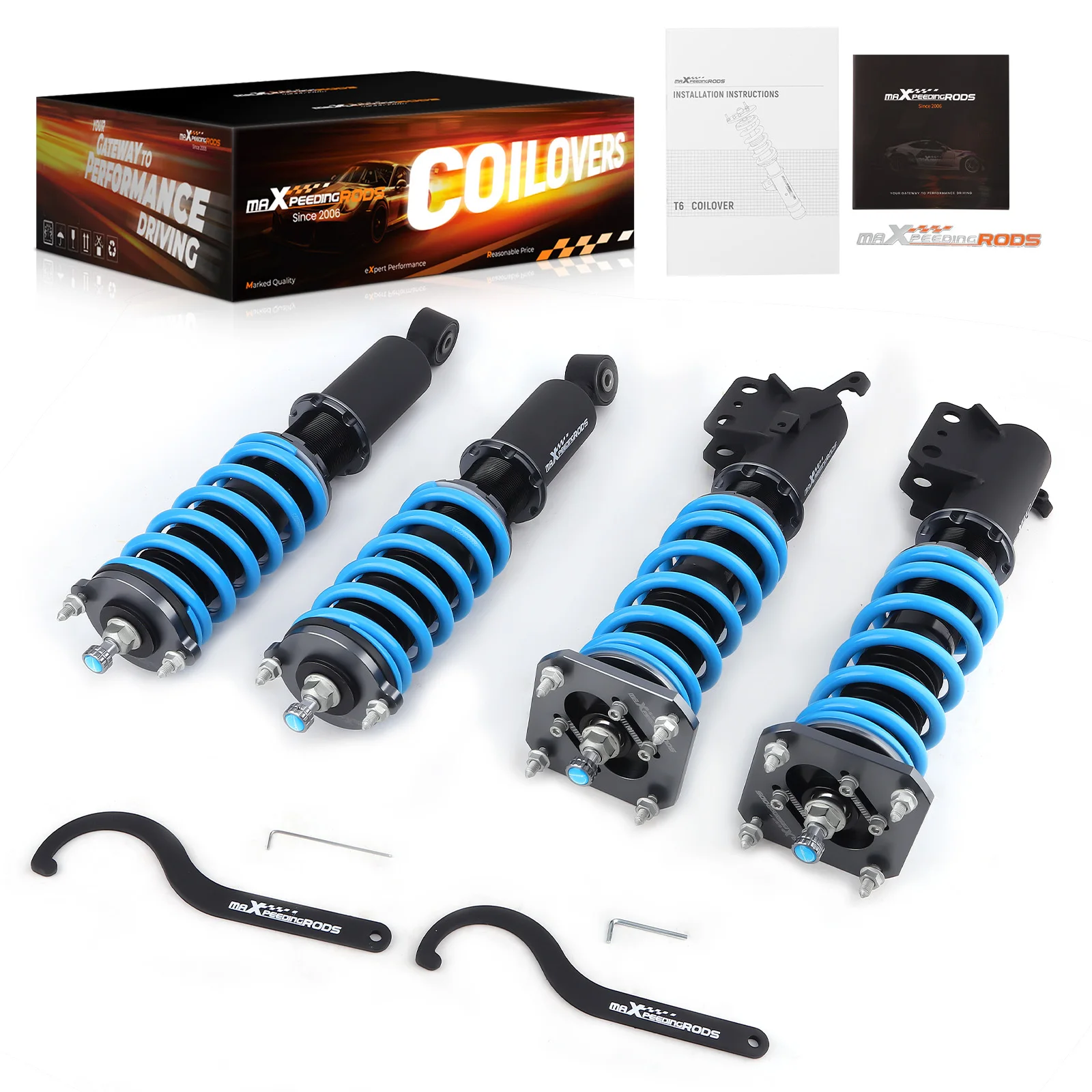 

MaXpeedingrods 24 Step Damper Coilovers Shocks for Toyota Starlet / Tercel 91-99