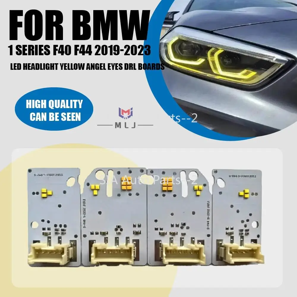 

For BMW 1 Series F40 2 Series F44 2019-2023 LED Headlight Angel Eyes DRL Boards Car DRL Light yellow Circuit Board Light Source